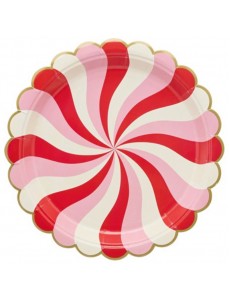 Pratos Candy Swirl